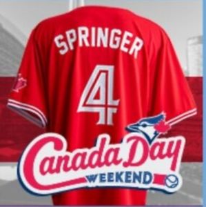 Brand New Toronto Blue Jays Canada Day Jersey